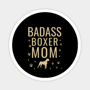 Badass boxer mom Magnet